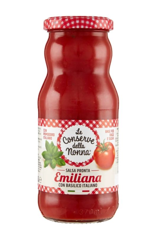 LE CONSERVE DELLA NONNA Salsa Pronta Emiliana Con Basilico 350G
