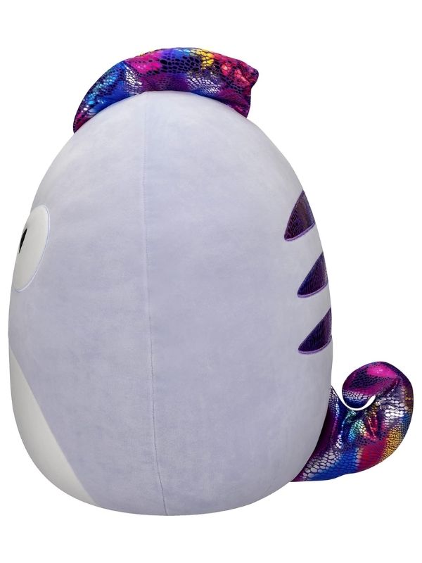Squishmallows Peluche Kawaii Caméléon Violet 25Cm