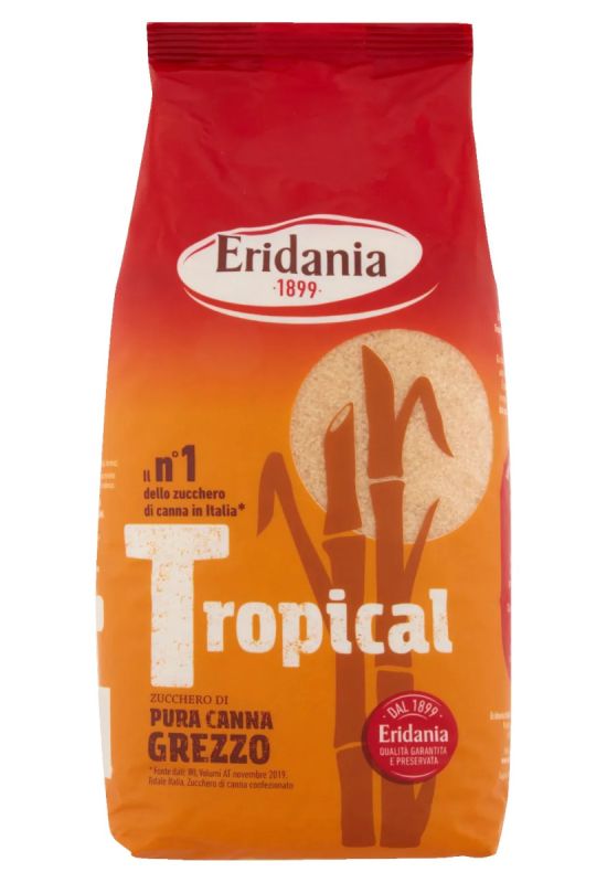 ERIDANIA Tropical Zucchero Di Canna Grezzo 1Kg