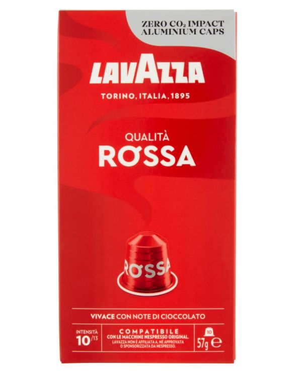 LAVAZZA Qualità Rossa Compatibile con Nespresso Original - 10 Capsule