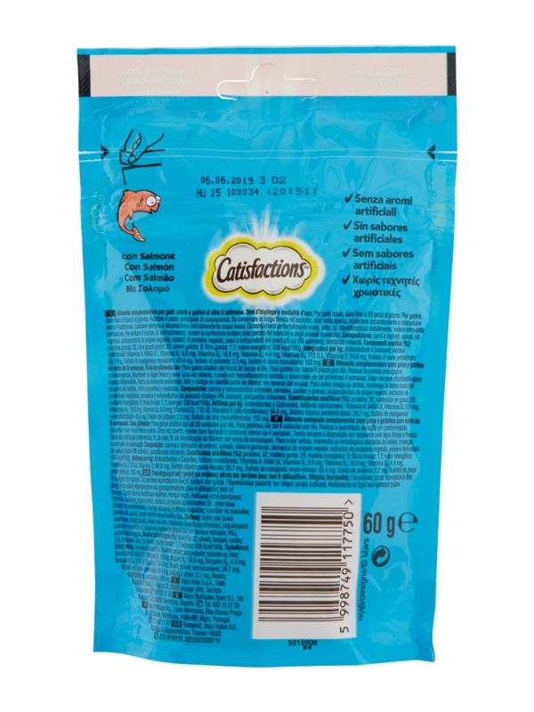 CATISFACTION Snacks Salmone 60G