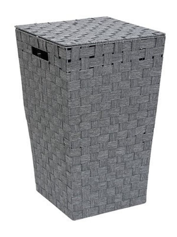 Cesta Portabiancheria Lise Grigia 33X33X53Cm