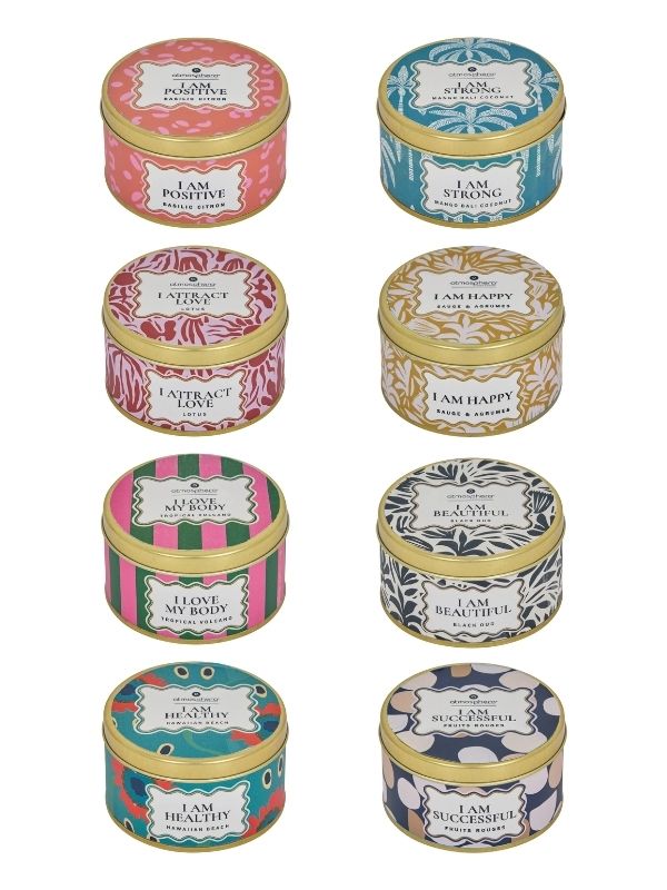 Lot De 8 Petites Bougies Parfumées Sujan 