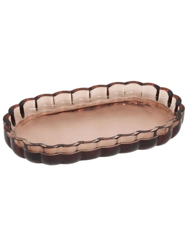 Plateau Pour Lavabo Florea Ambre 19.7X11.4Cm