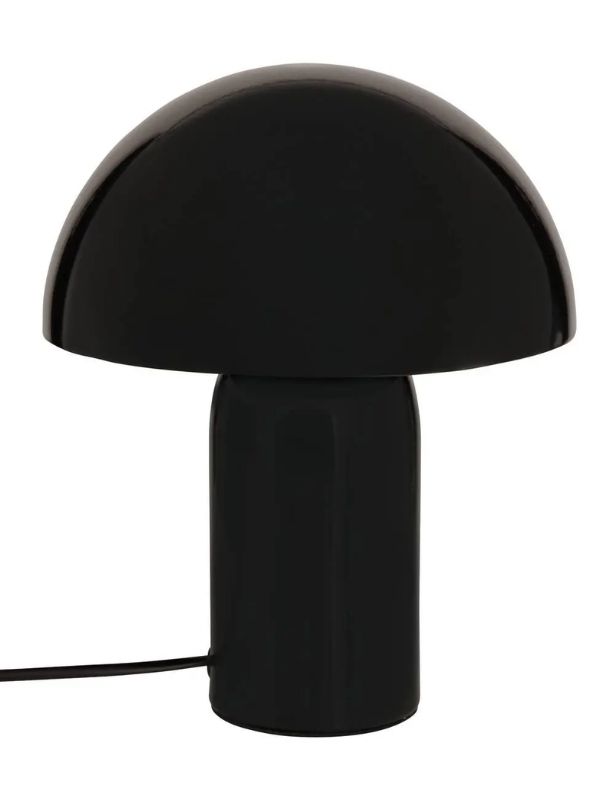 Deko-Lampe Lito Schwarz Mit Pilzfuß 20X24.5Cm