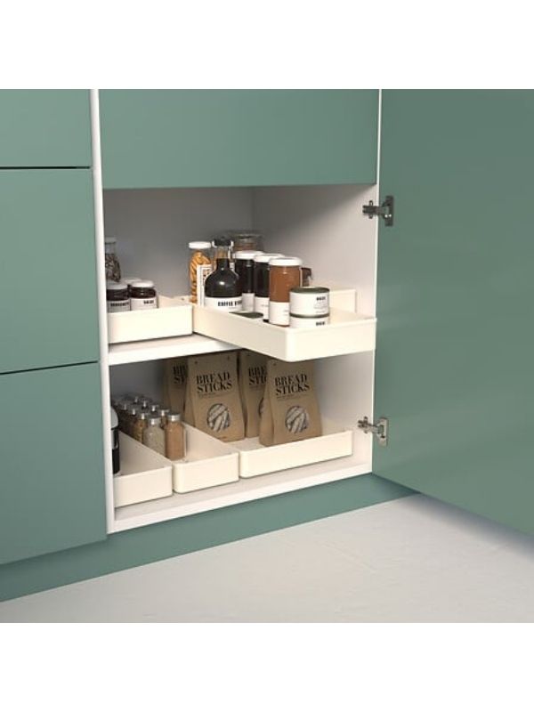 Organiseur Coulissant Pour Placards 17,5X38,6X6,7Cm
