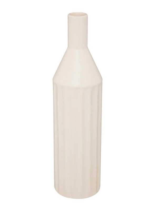 Dekorative Vase Sea View Keramik Beige 30Cm