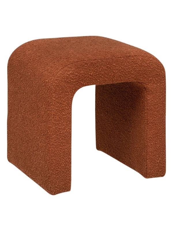  Pouf Déco Sevi Couleur Ambre 41X35Cm