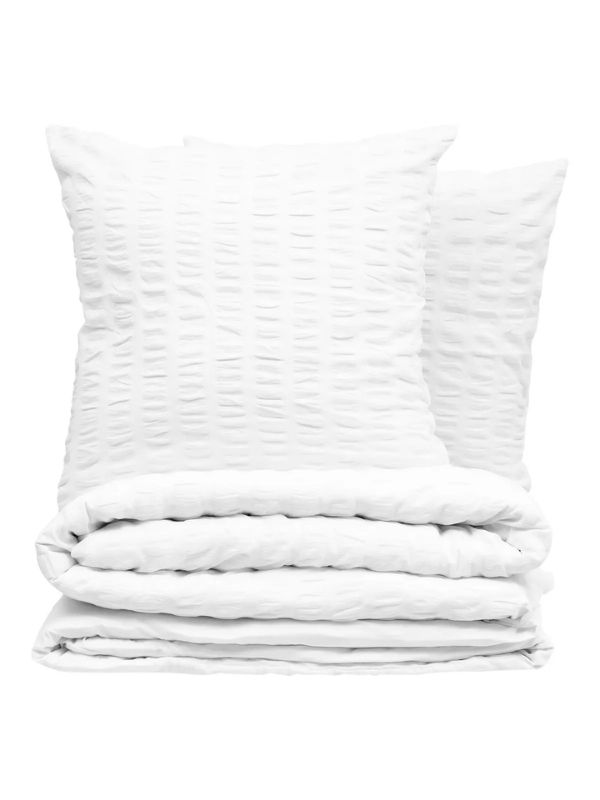 Parure Da Letto Seersuck In Policotone 240X220Cm