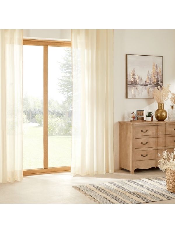 Tende Déco Little Cottage In Pizzo Bianco 140X240Cm