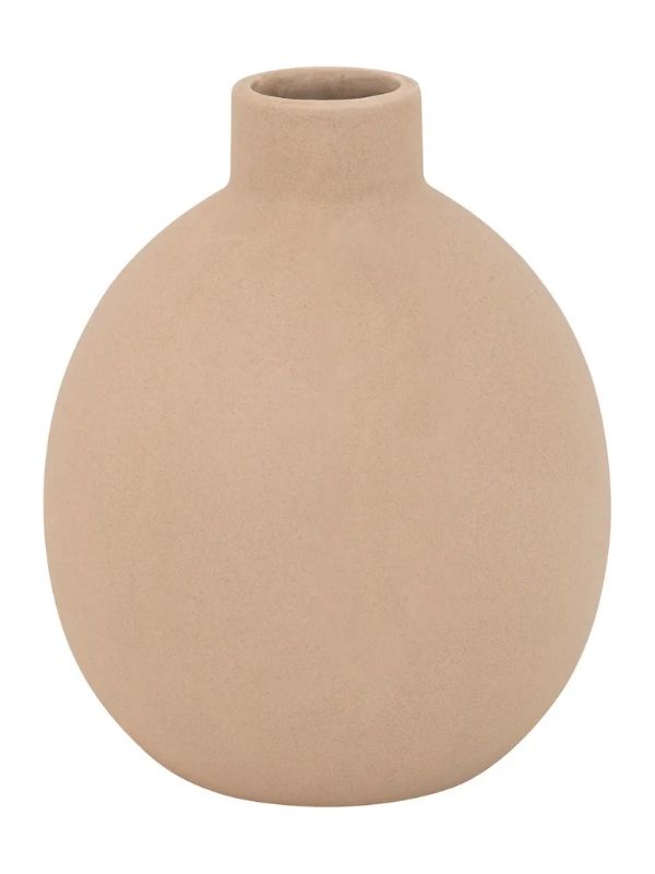Dekorative Vase Rily Hellrosa Keramik 18Cm
