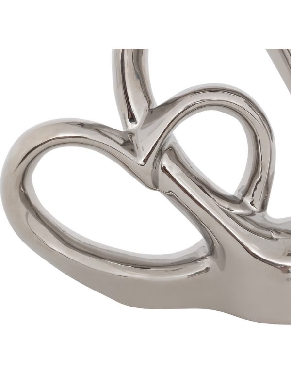 Doppeltes Herz Aus Kunstharz Safina Wohnaccessoires 16.5Cm