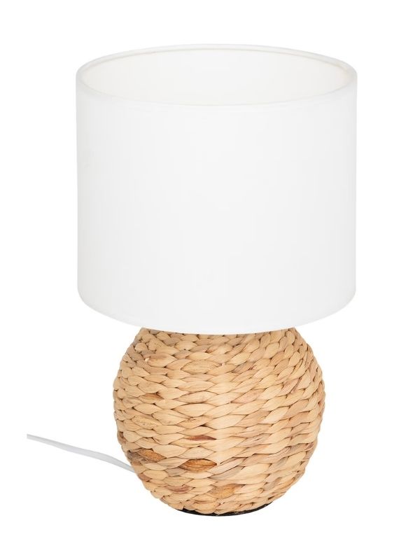 Lampe Déco Sand Avec Base Tressée 22X37Cm