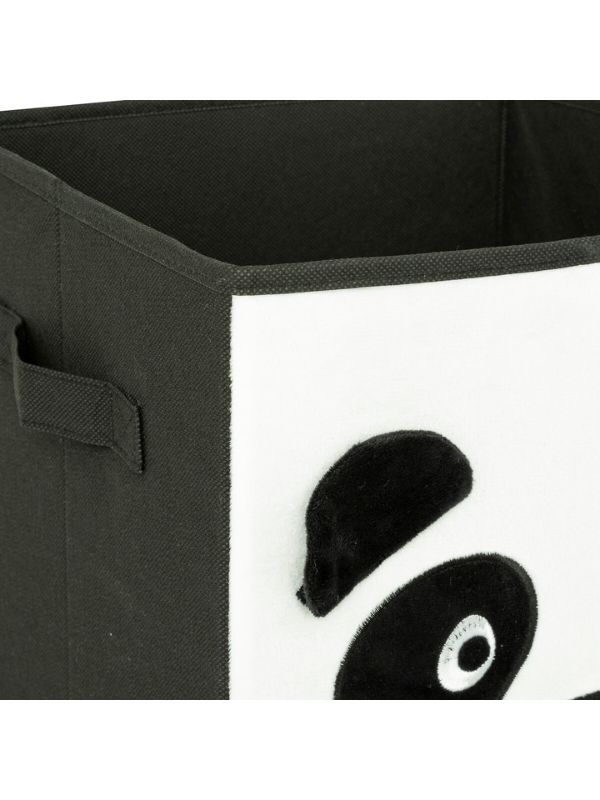 Scatola In Velluto Panda Per Cameretta 29X29Cm