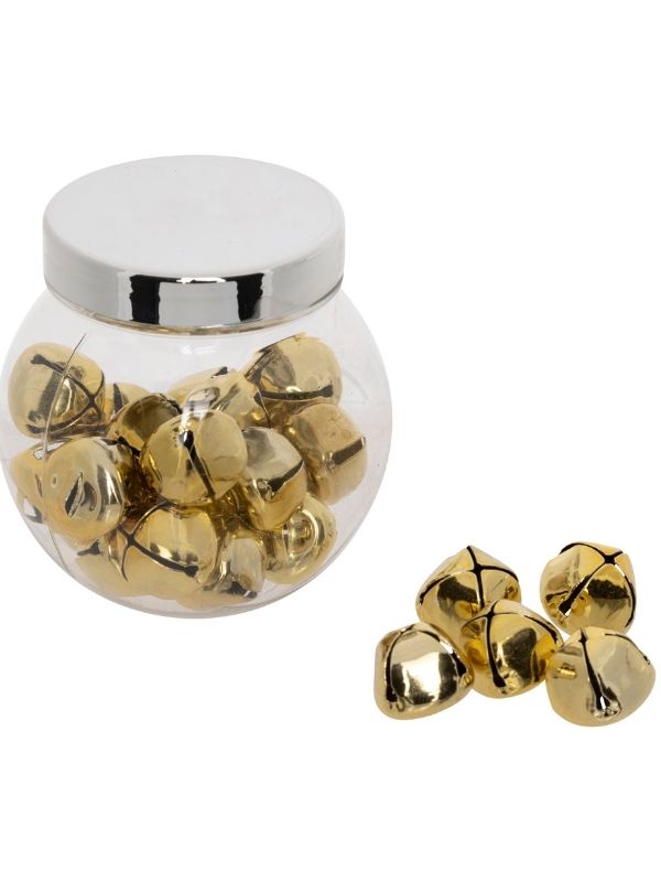 Weihnachts-Crativekraft Dose Mit 24 Goldenen Glocken 