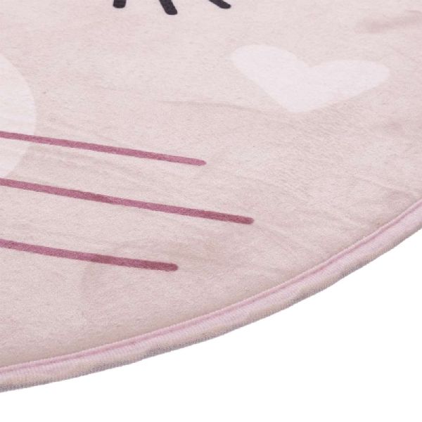 Tappeto Soft Gatto Rosa