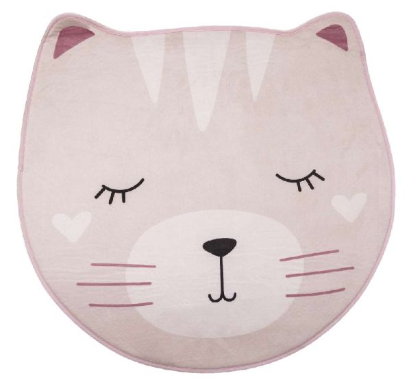 Tappeto Soft Gatto Rosa