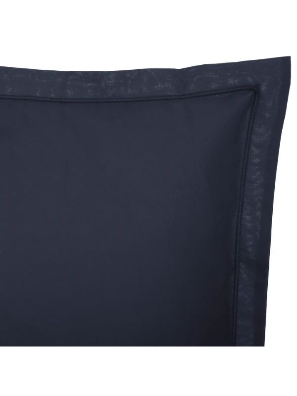 Federa In Cotone Per Cuscino Blu Inchiostro 50X70Cm