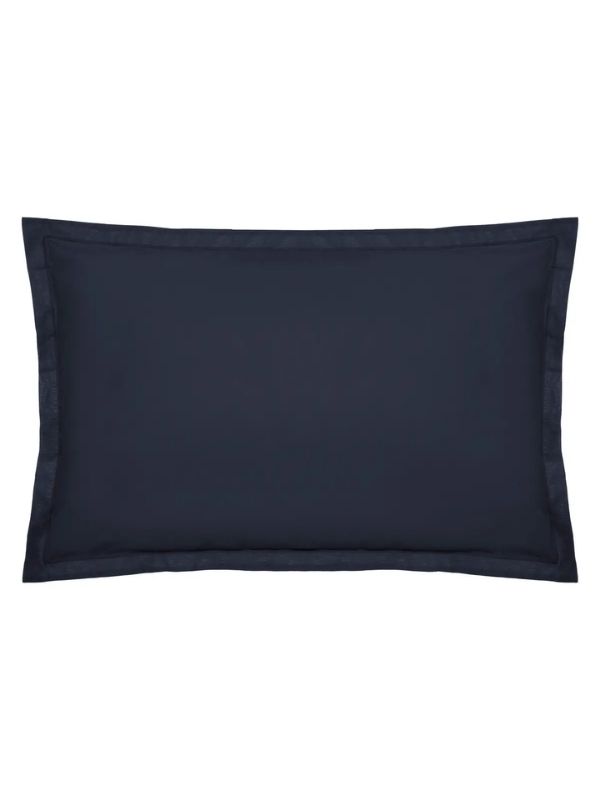 Federa In Cotone Per Cuscino Blu Inchiostro 50X70Cm