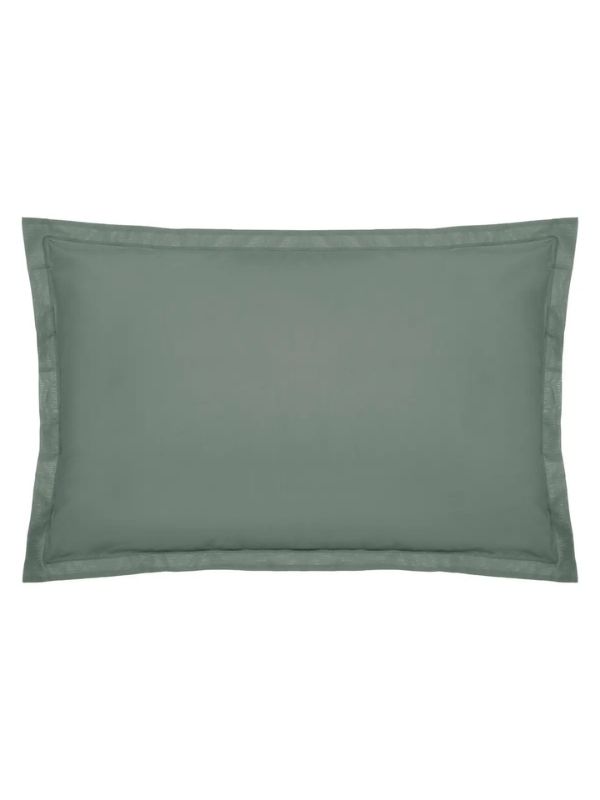 Federa In Cotone Per Cuscino Verde Celadon 50X70Cm