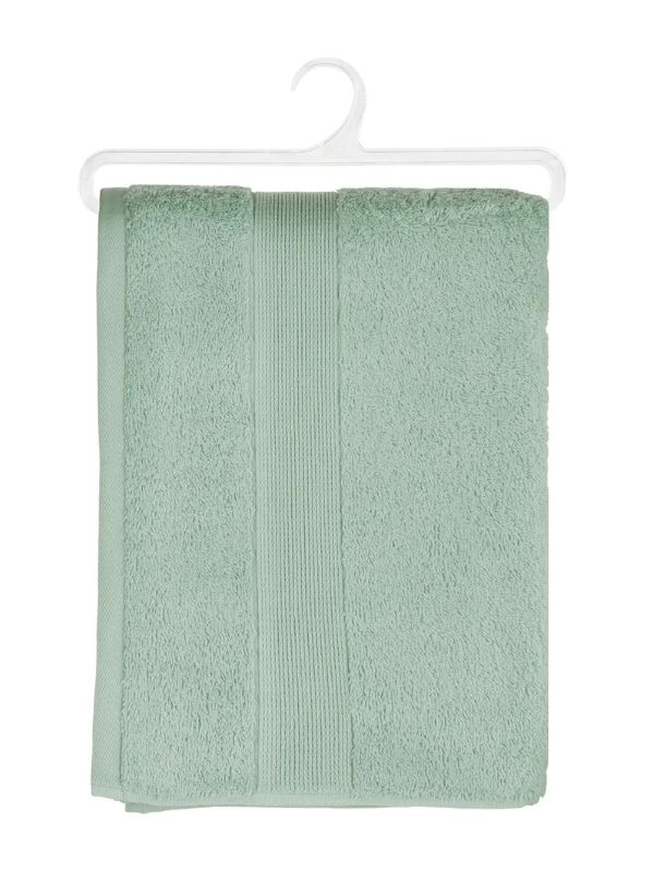 Telo Doccia In Cotone Color Celadon 70X130Cm