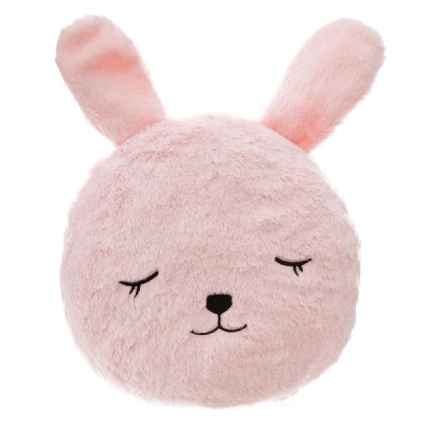 Cuscino Peluche A Forma Di Coniglio Rosa