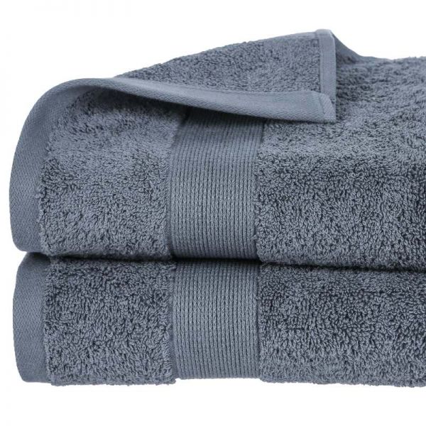 Asciugamano Doccia in Cotone Grigio Scuro 70x130 cm - Da Moreno