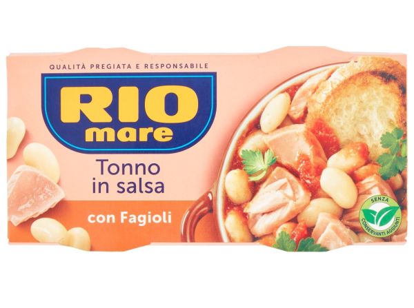 RIO MARE Tonno In Salsa Con Fagioli 2X160G