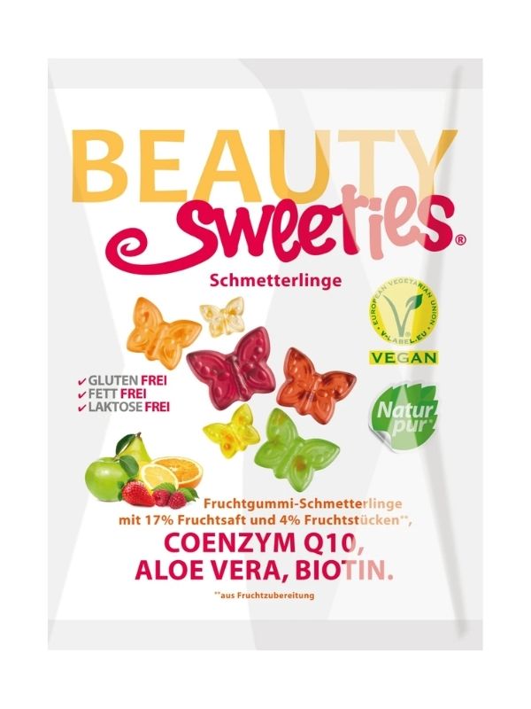 BEAUTY SWEETIES Bonbons Gélifiés Papillons 125G