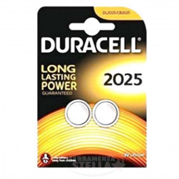 DURACEL Piles Bouton Specialty DL2025 B2 CR2025 2 Pièces