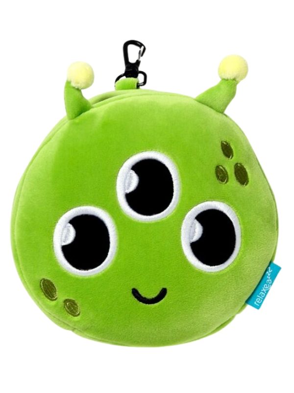 Coussin De Voyage Avec Masque Relaxant Alien 15X29X7Cm
