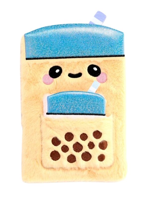 Kawaii-Heft Im Format A5 Mit Plüschtier Und Mini-Notizblock 