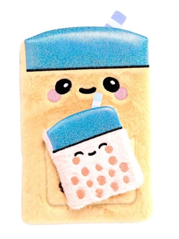 Kawaii-Heft Im Format A5 Mit Plüschtier Und Mini-Notizblock 