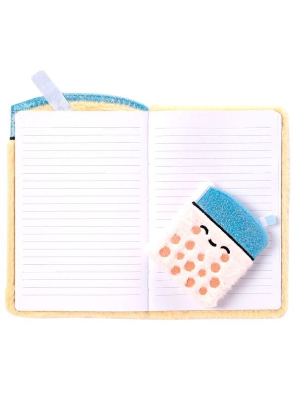 Kawaii-Heft Im Format A5 Mit Plüschtier Und Mini-Notizblock 