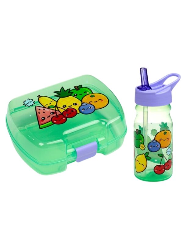 Set Goûter - Boîte À Lunch Et Gourde