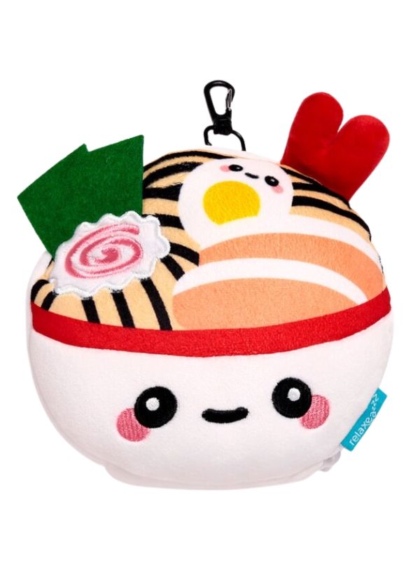 Coussin De Voyage Avec Masque Relaxant Ramen 15X29X7Cm
