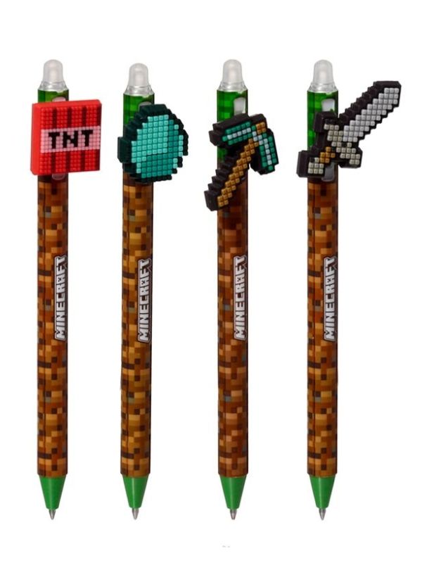 Löschbarer Stift Inkredible Mit Stiftkappe Minecraft - Sortiert
