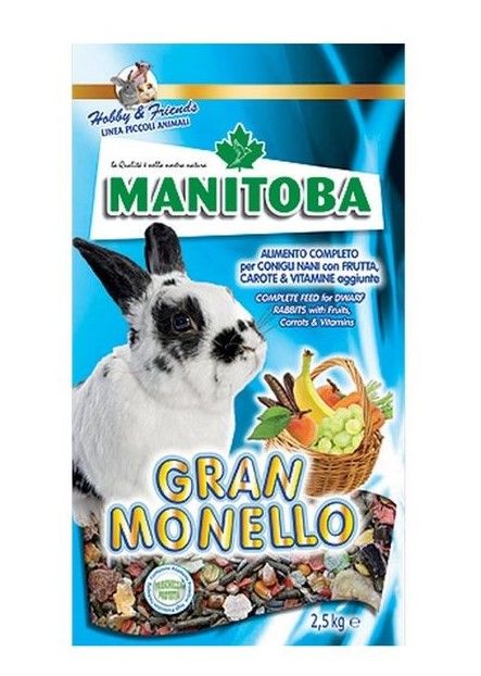 Mangime Per Coniglio Gran Monello Manitoba 1Kg