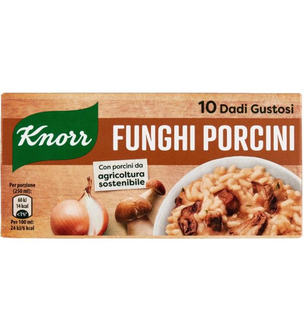 KNORR 10 Dadi Ai Funghi Porcini 100G