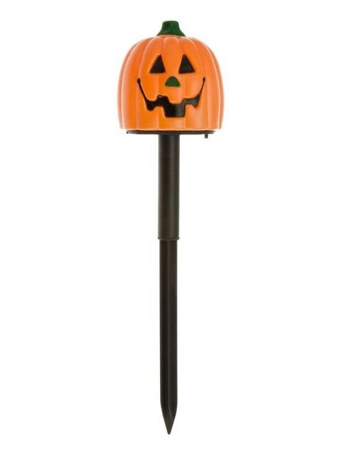 Bastoncino Da Giardino Con Zucca Di Halloween E Luce LED Bianca Calda 