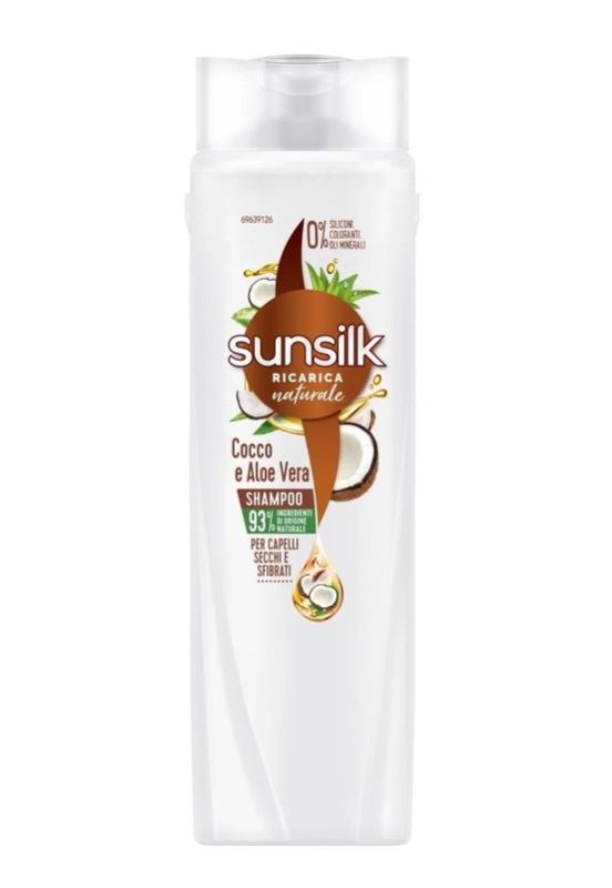 SUNSILK Shampoo  Per Capelli Secchi Con Cocco E Aloe 250Ml