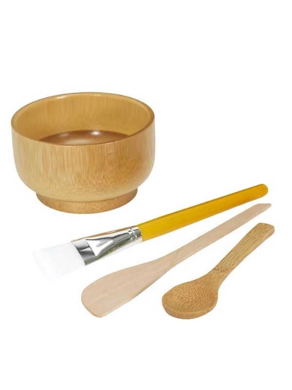  Kit D'Accessoires De Soins En Bois 