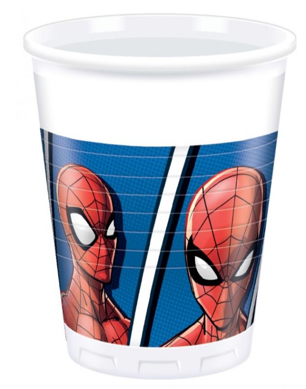 Bicchieri Party Spiderman Marvel 200 cc