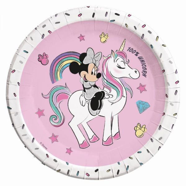 Piatti Party Minnie Unicorni Disney 23 cm