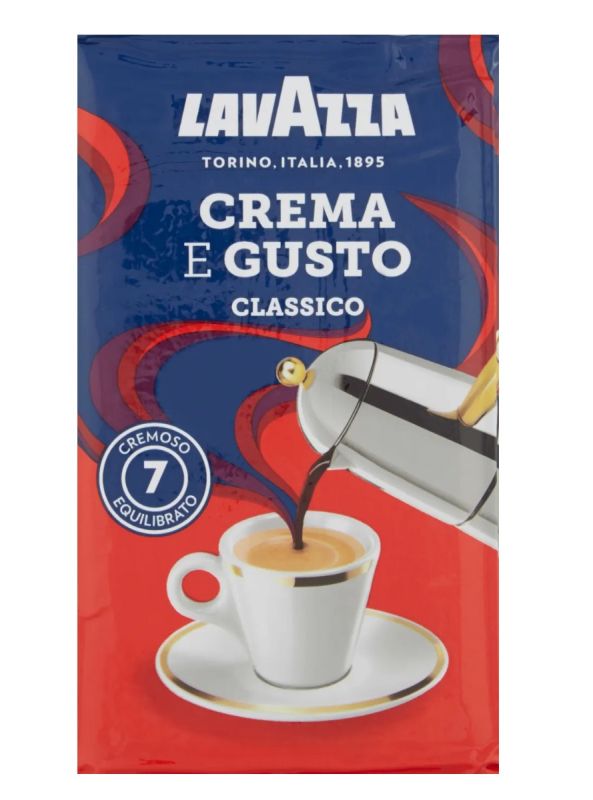 LAVAZZA Crema E Gusto Classico Caffè Macinato 250G