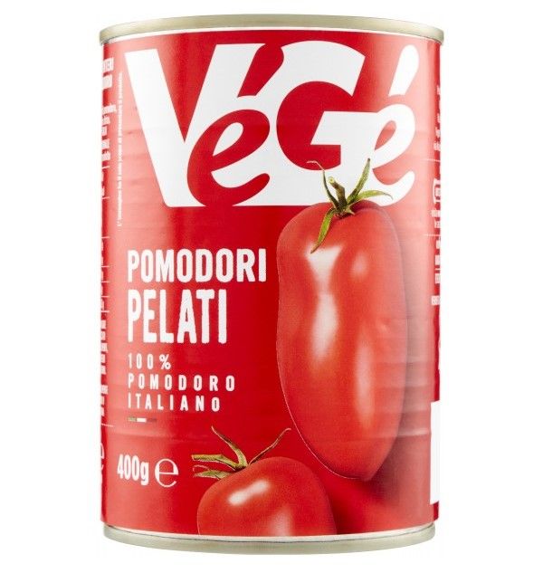 VEGE Pomodori Pelati In Lattina 400G