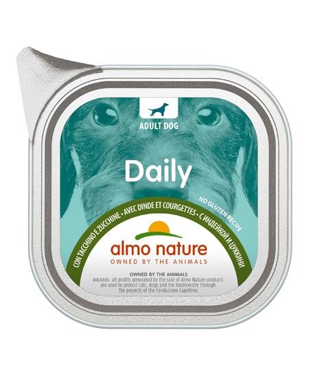 ALMO NATURE Daily Adult Dog Cibo Per Cani 100G - Tacchino E Zucchine