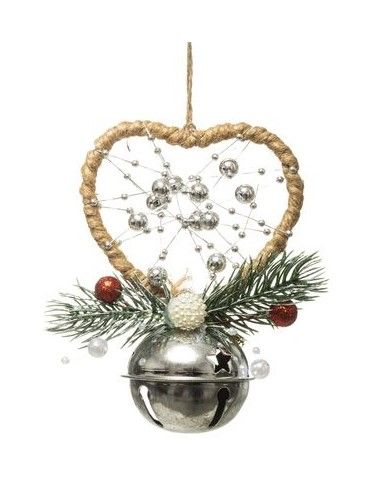Metallglocke Zum Aufhängen 12Cm - Weihnachtsdeko