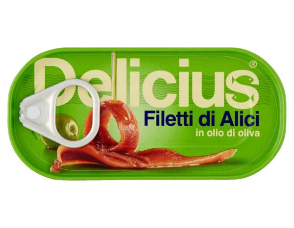 DELICIUS Filetti Di Alici In Olio D'Oliva 46G