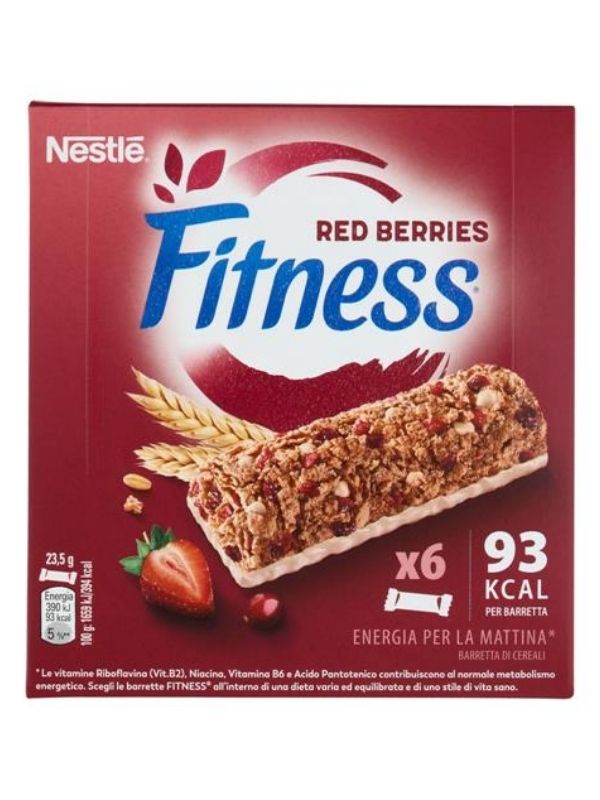 NESTLE Fitness Barrette Ai Frutti Rossi 6X23.5G